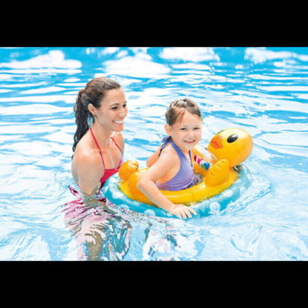 INTEX See-Me-Sit Rider Inflatable Pool Float Duck - Picture 2 of 2